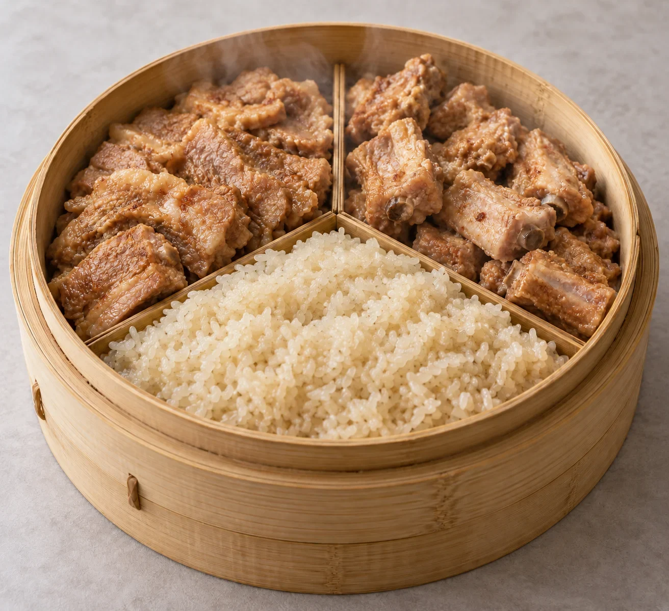 Illustration of Kaizhou Mixed Steamed Meats, a cooked dish.
