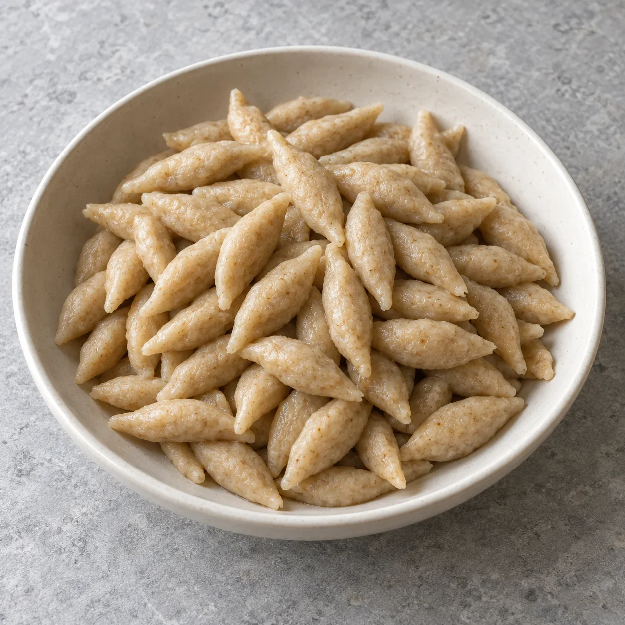 Generated guide illustration: Oat dough fish.