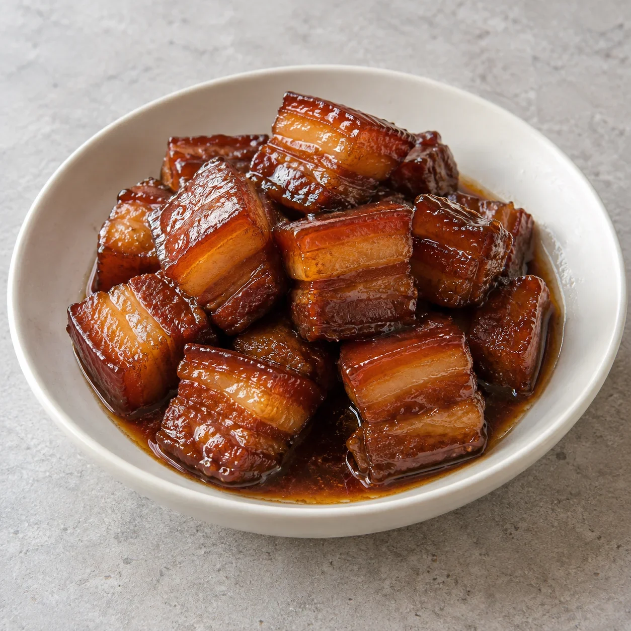 Generated guide illustration: Shanghai red-braised pork.