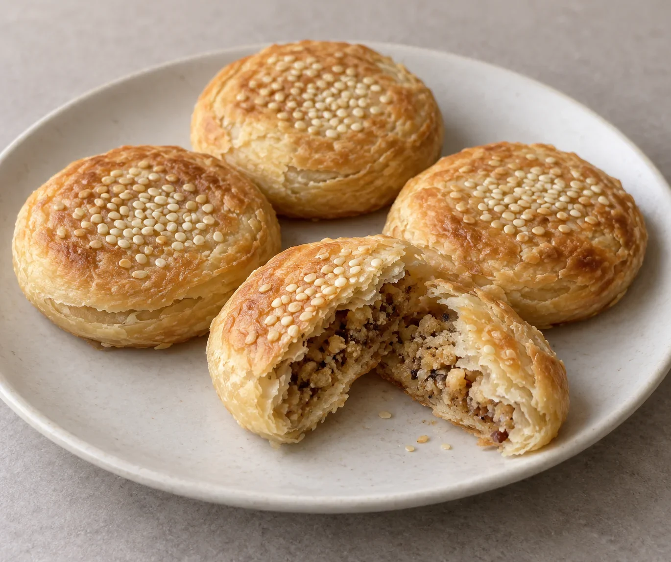 Illustration of Yushan Rolled Flaky Pastry, a cooked dish.