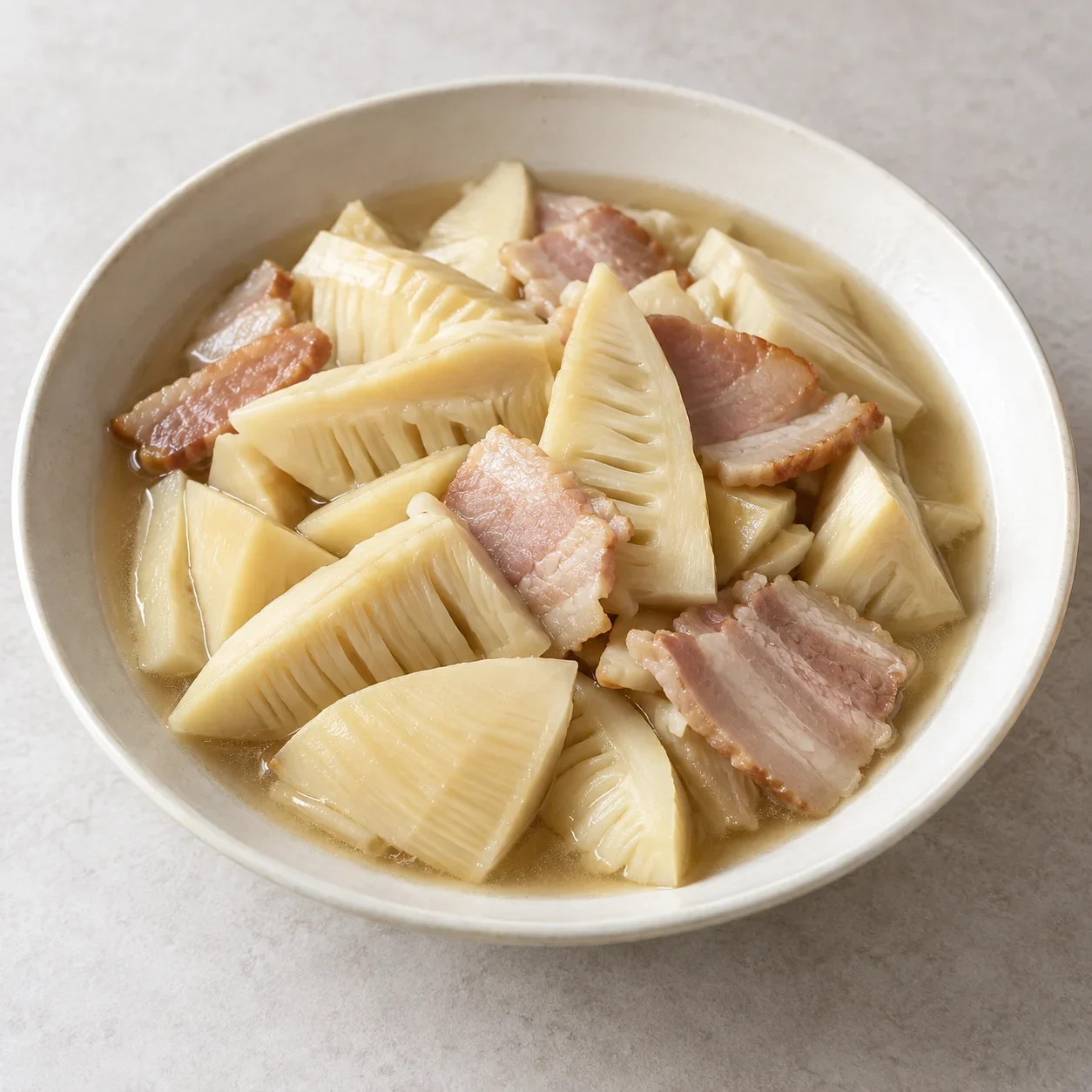 Generated guide illustration: Wenzhengshan bamboo shoots.