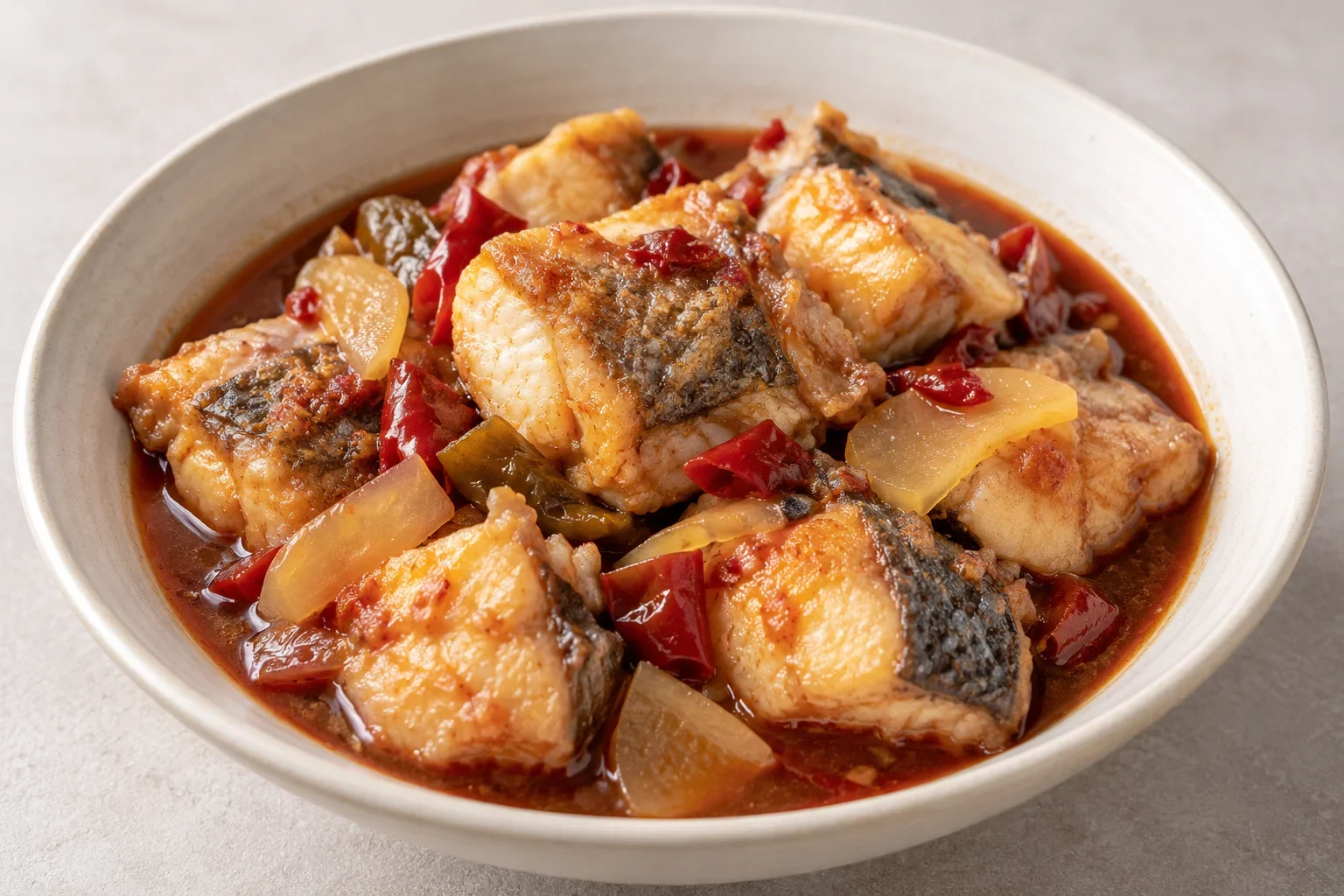 Illustration of Tongnan Taian Fish, a cooked dish.